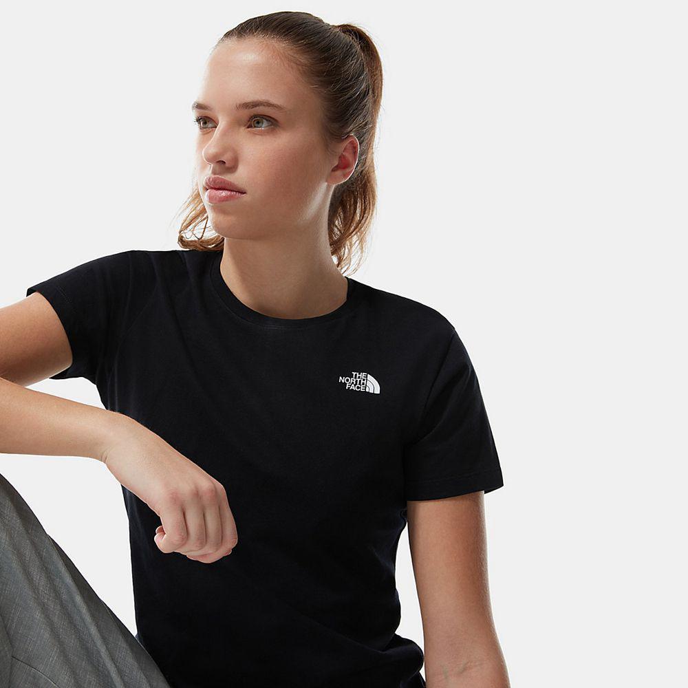 The North Face Simple Dome Γυναικεια T Shirt - Μαυρα (JEQW48759)